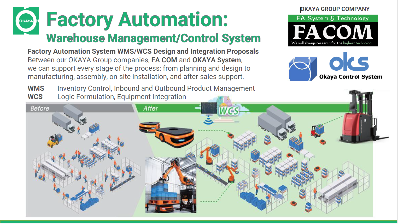 OKAYA Factory Logistic Automation Brochure